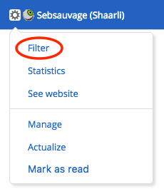 Feed filter